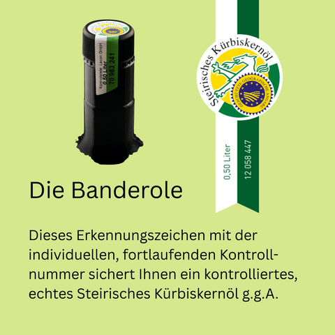 Steirisches Kürbiskernöl g.g.A.