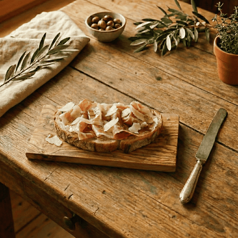 Olivenholzbrett, rechteckig, 25 cm