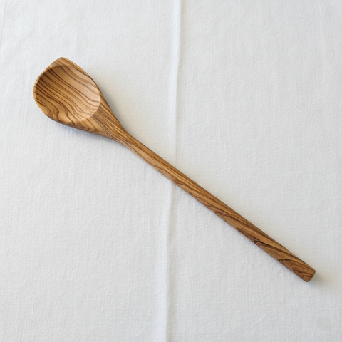 Kochlöffel aus Olivenholz, mit Spitze