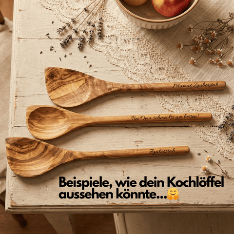 Kochlöffel mit Wunschgravur