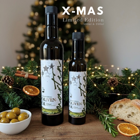 Weihnachtliches Olivenöl