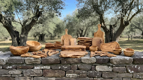 Griechisches Olivenholz