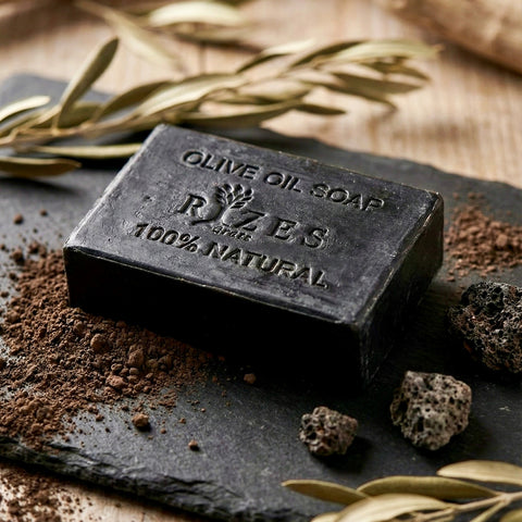 Olivenölseife mit Vulkanerde, 100g
