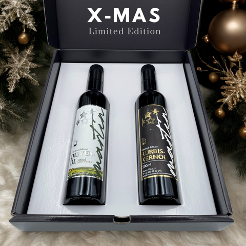 Weihnachtliche Öl-Geschenkbox